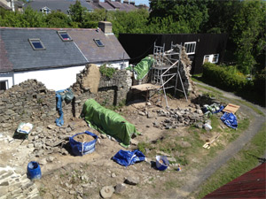 Consolidation of a Tudor Hall in Ceredigion