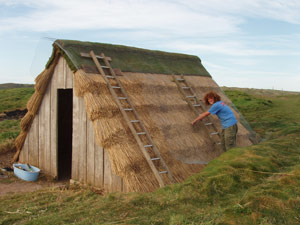 Thatched Seaweed Drying Hut